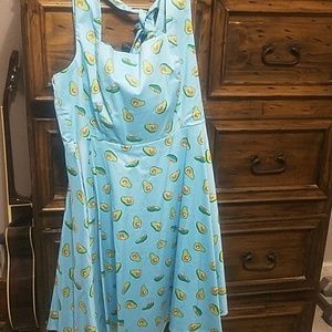 NWT VINTAGE Avocado Retro Dress from Mod Cloth